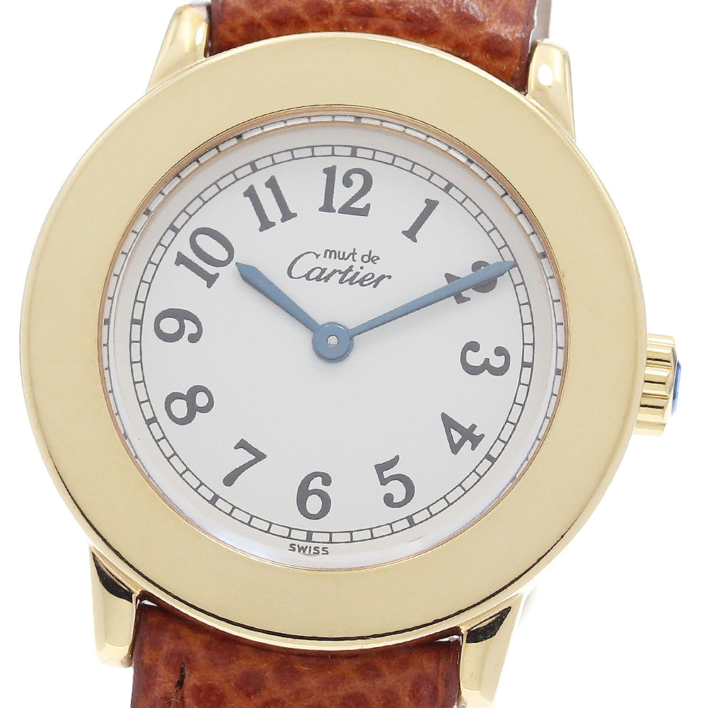カルティエ CARTIER W1008843 船檣ロンド SM 石英 レディース _958591【中古】