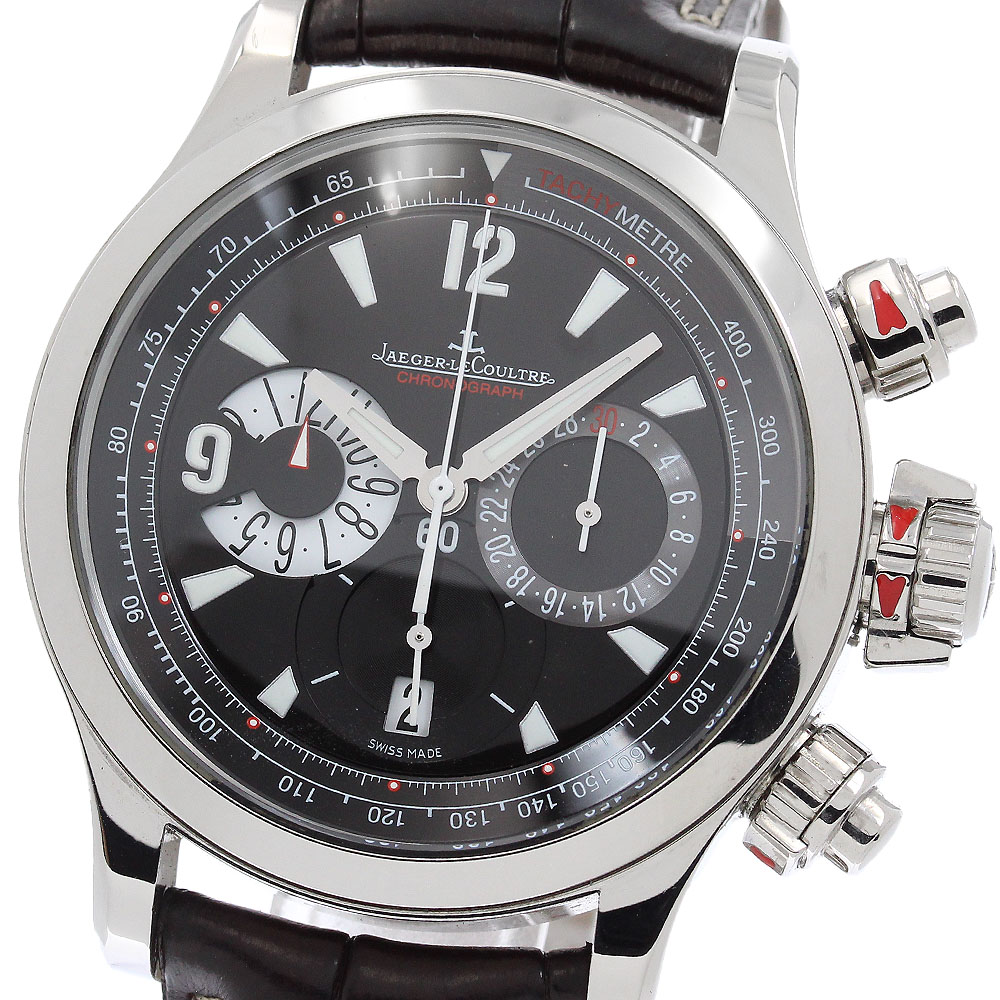 ジャガー・ルクルト JAEGER-LECOULTRE 146.8.25/Q1758470 お師匠さんコンプレッサー クロノグラフ 自動小銃一巻き メンズ 良品 お墨付き付き添い人_958904【中古】