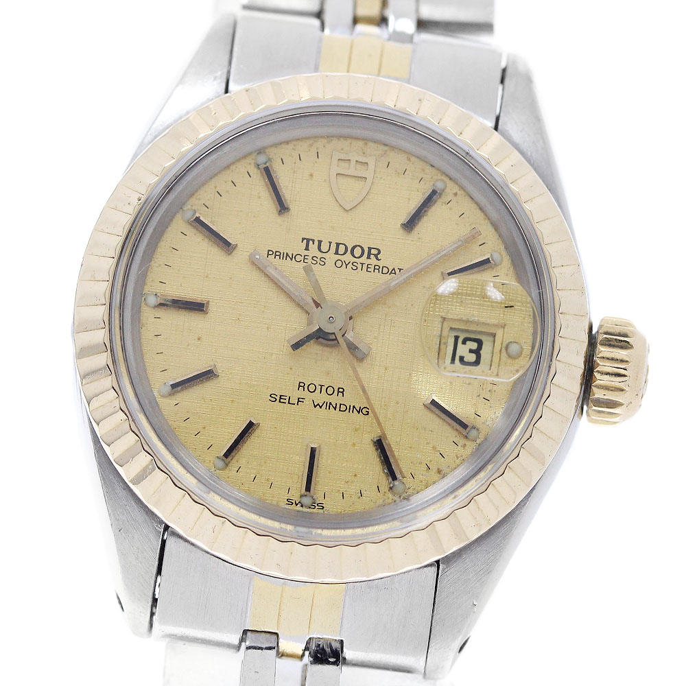 チュードル TUDOR 92413 妃殿下 オイスターデイト YGベゼル 自動小銃一巻き レディース _957151【中古】