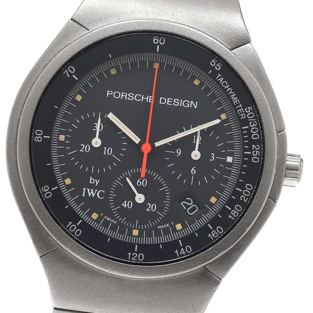 ポルシェ青写真 Porsche Design 3732 by IWC クロノグラフ 石英 メンズ _959568【中古】
