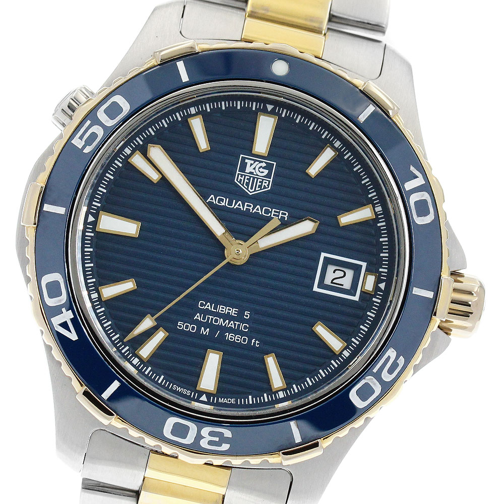 タグホイヤー TAG HEUER WAK2120.BB0835 アクアレーサー キャリバー5 デイト 自動小銃一巻き メンズ _960863【中古】