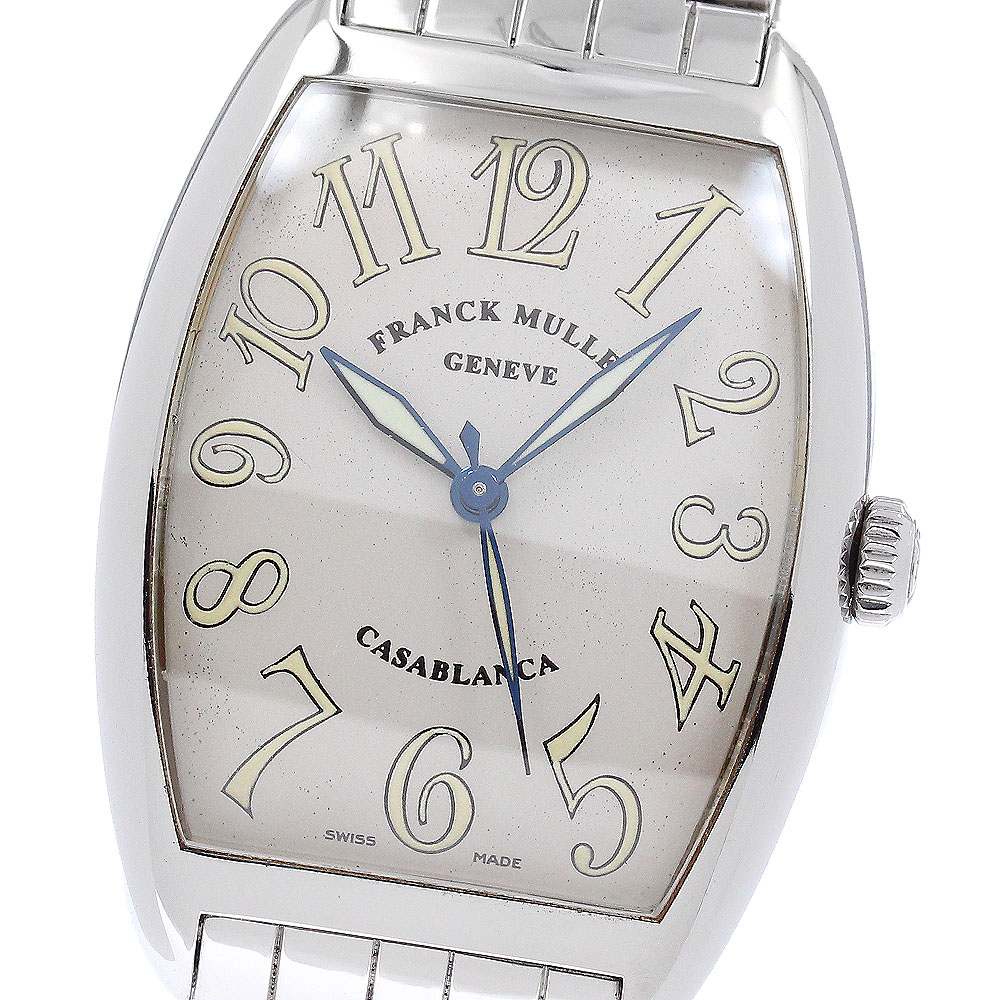 真っ直ぐレギオモンタヌス FRANCK MULLER 2852 カサブランカ 自動小銃一巻き メンズ _956380【中古】