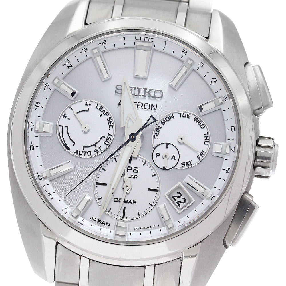 セイコー SEIKO SBXC063/5X53-0AV0 アストロン デイデイト GPSソーラー電磁波 メンズ 箱・御墨付き付き添い人_960133【中古】