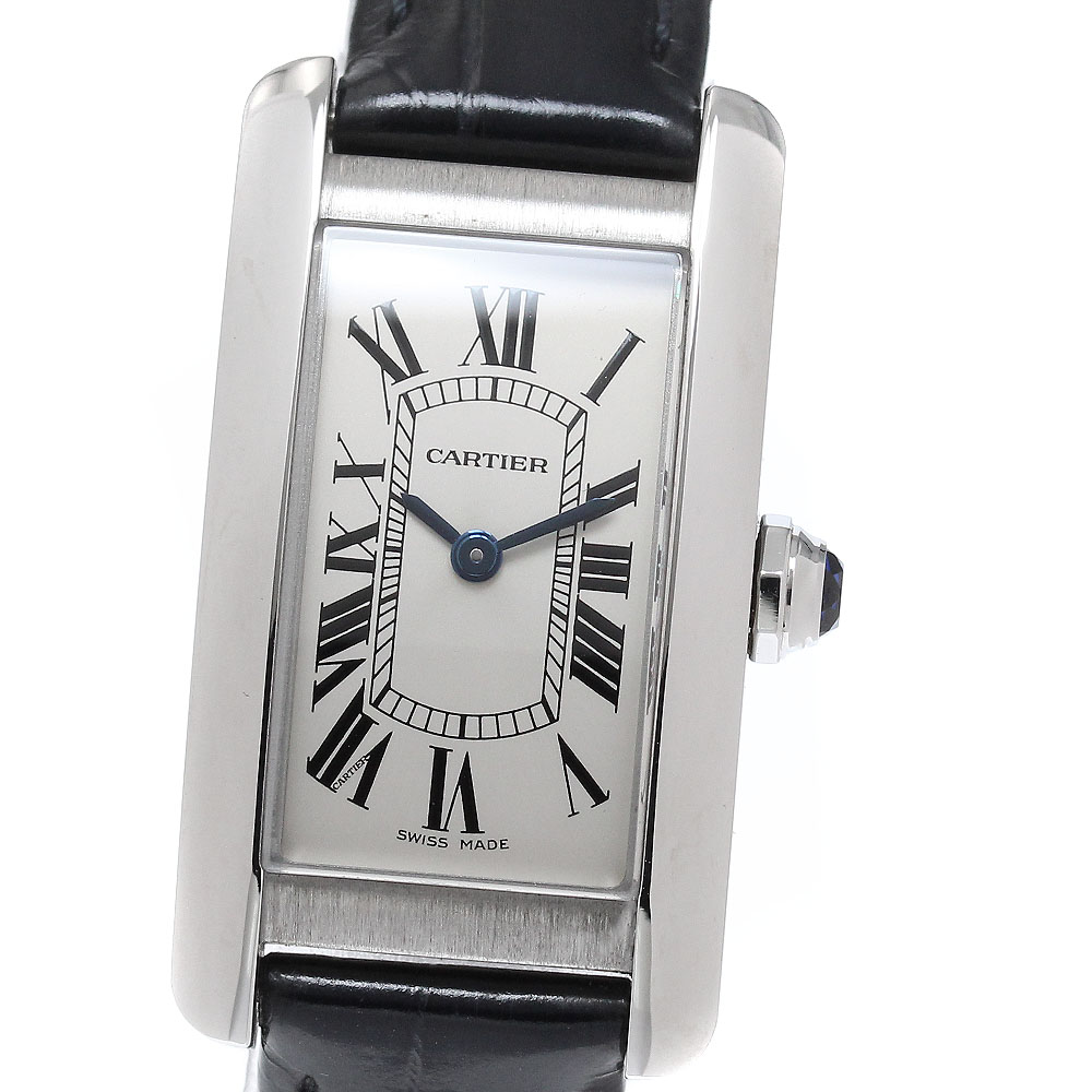 カルティエ CARTIER WSTA0016 貯蔵タンクアメリカンSM 石英 レディース 良品 お墨付き付き添い人_960406【中古】