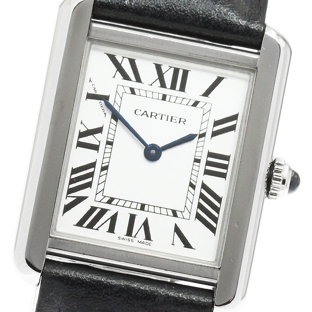 カルティエ CARTIER WSTA0030 貯蔵タンクソロSM 石英 レディース お墨付き付き添い人_960856【中古】