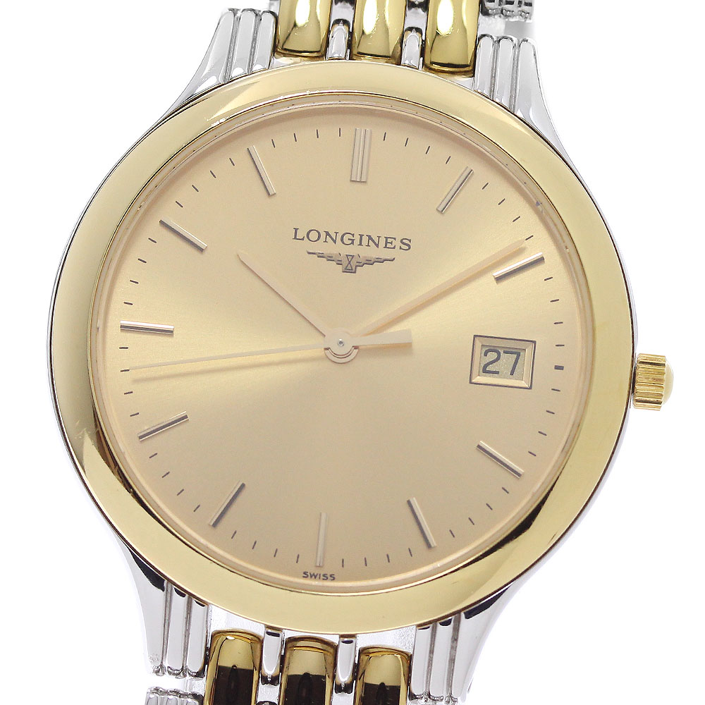 ロンジン LONGINES L5.649.3 デイト 石英 メンズ _961191【中古】