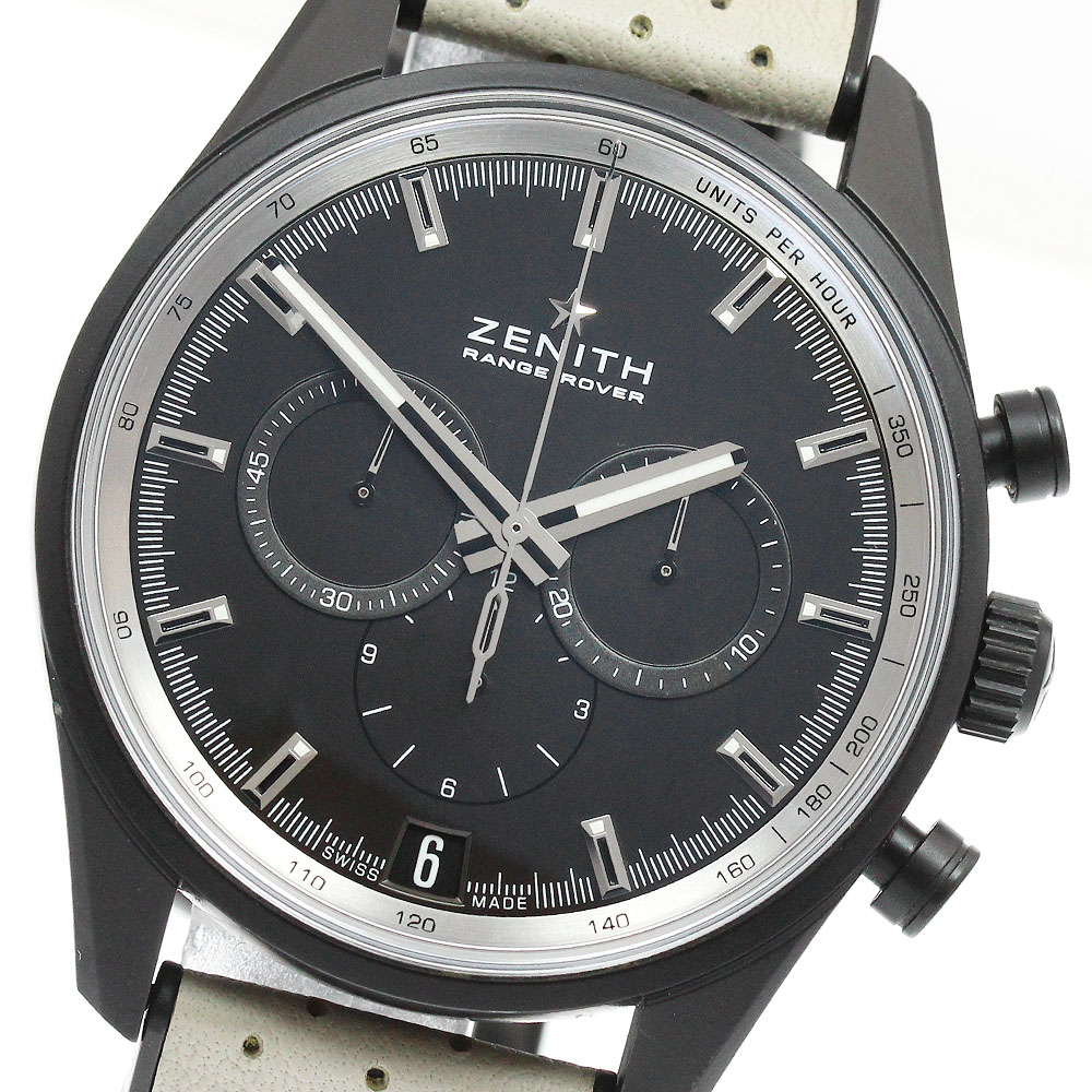 ゼニス ZENITH 24.2040.400/27.R797 クロノマスター エルプリメロ レンジローバー 自動巻き メンズ 箱・保証書付き_961599【中古】|CLOSER
