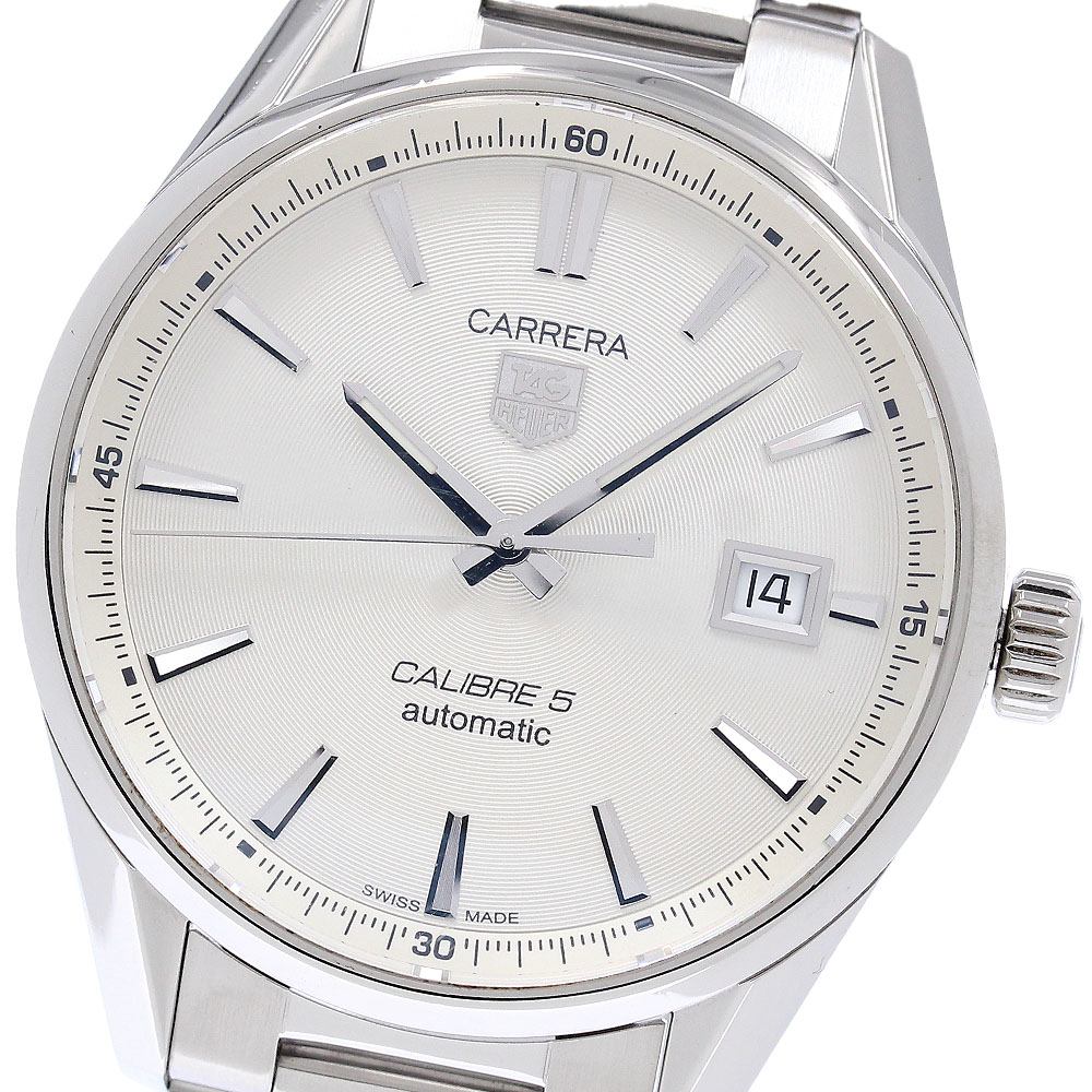 タグホイヤー TAG HEUER WAR211B-4 カレラ キャリバー5 デイト 自動小銃一巻き メンズ _944502【中古】