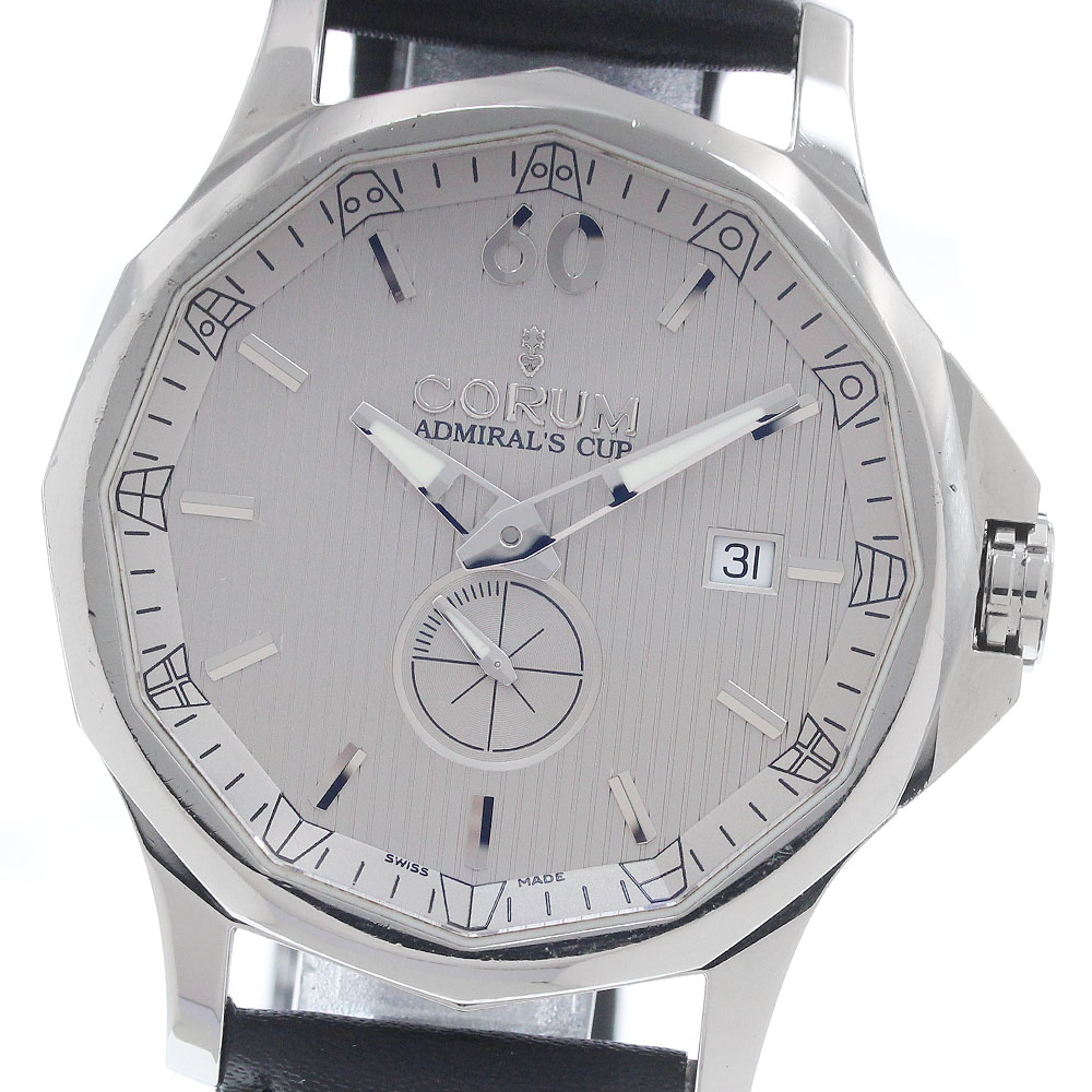 コルム CORUM 01.0090 アドミラル 先祖伝承 42 デイト 自動小銃一巻き メンズ _960295【中古】