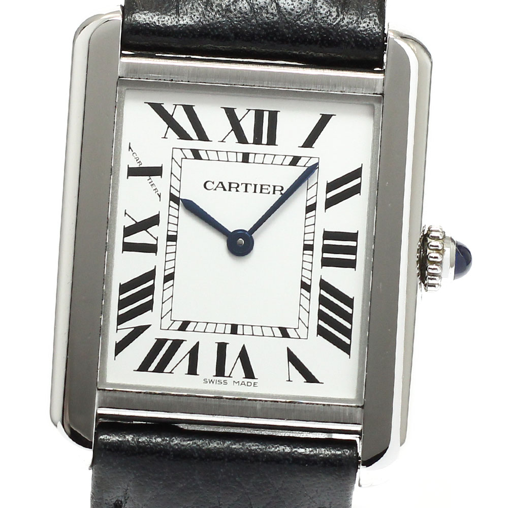 カルティエ CARTIER WSTA0030 貯蔵タンクソロSM 石英 レディース 良品 お墨付き付き添い人_960850【中古】