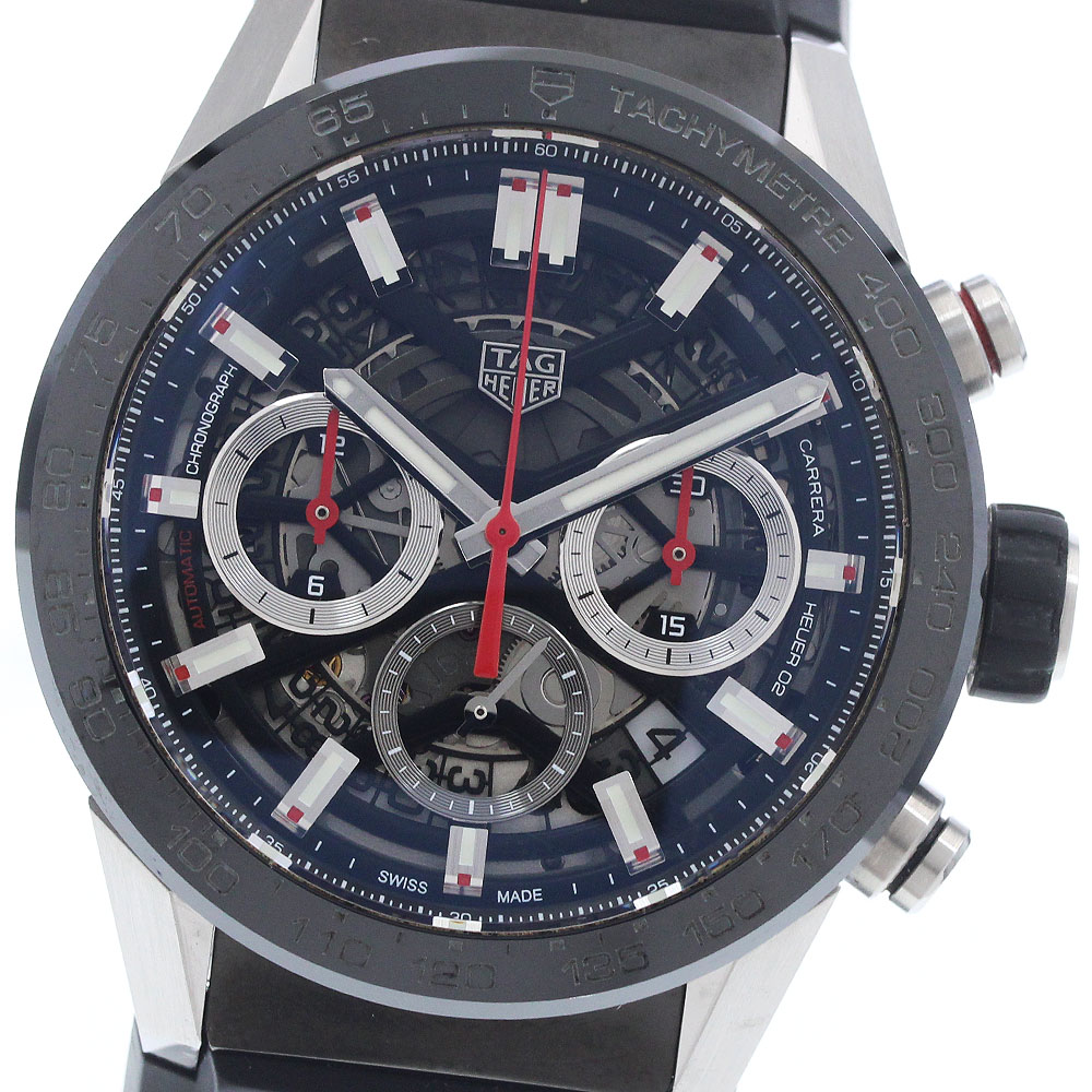 タグホイヤー TAG HEUER CBG2010.FT6143 カレラ キャリバーホイヤー02 クロノグラフ 自動巻き メンズ 良品 箱・保証書付き_961505【中古】|CLOSER