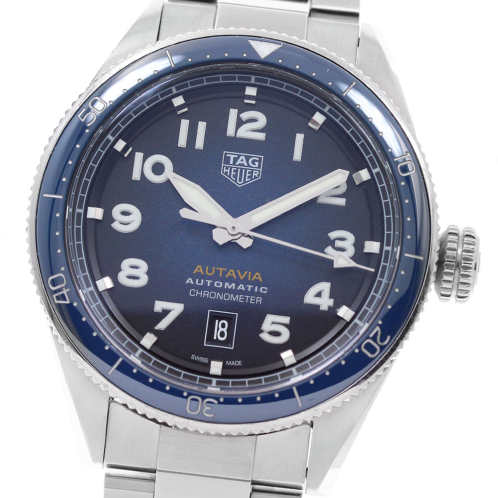 タグホイヤー TAG HEUER WBE5116 オータヴィア デイト 自動小銃一巻き メンズ 箱・御墨付き付き添い人_958127【中古】