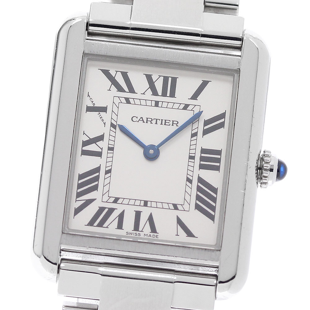 カルティエ CARTIER W5200013 貯蔵タンクソロ SM 石英 レディース お墨付き付き添い人_958637【中古】