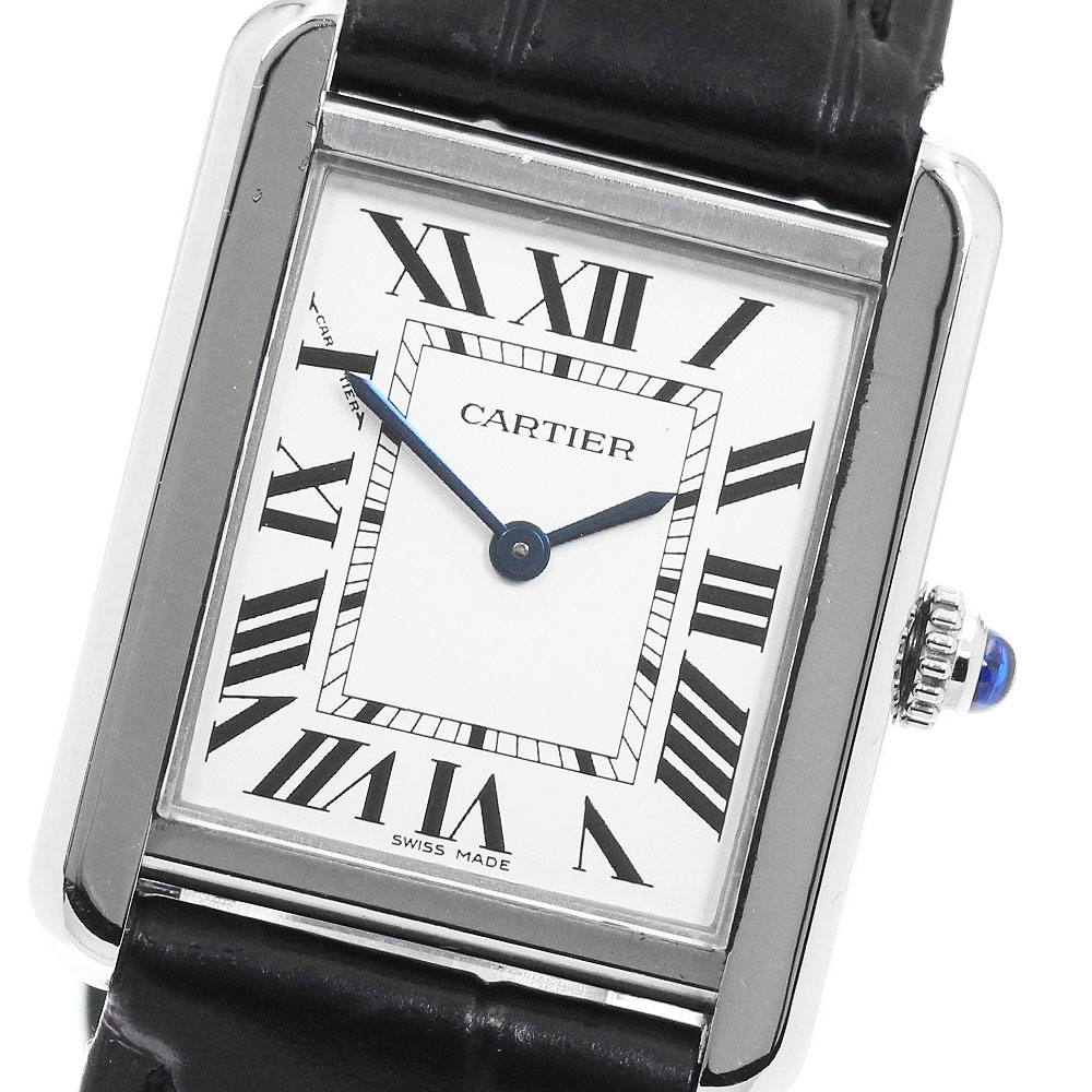 カルティエ CARTIER WSTA0030 貯蔵タンクソロSM 石英 レディース お墨付き付き添い人_960873【中古】