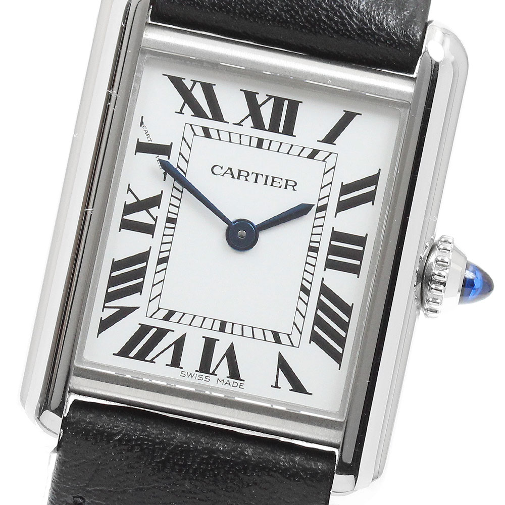 カルティエ CARTIER WSTA0042 貯蔵タンク 帆檣 SM 石英 レディース お墨付き付き添い人_961934【中古】