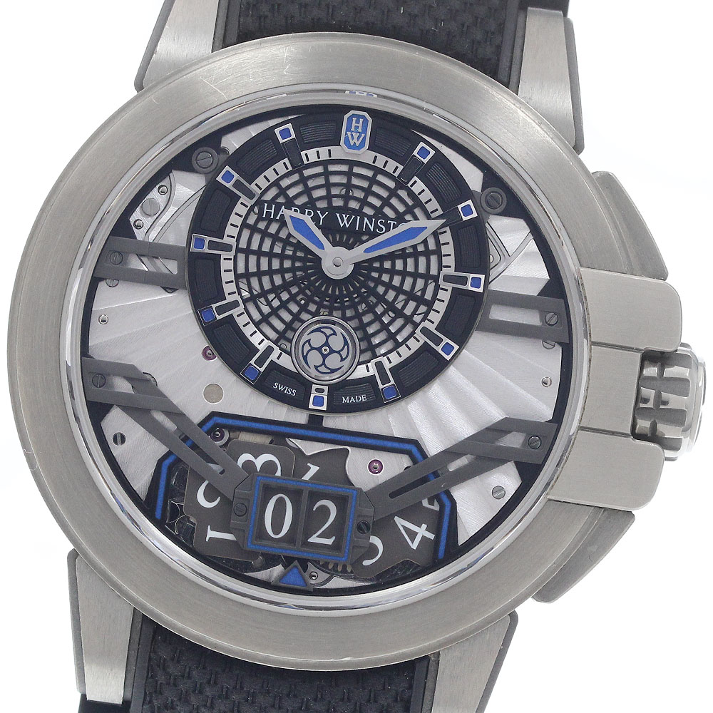 ハリーウィンストン HARRY WINSTON OCEABD42ZZ001 綿津見 事業計画Z11 現実制限事項300本 自動小銃一巻き メンズ 箱付き添い人_959754【中古】
