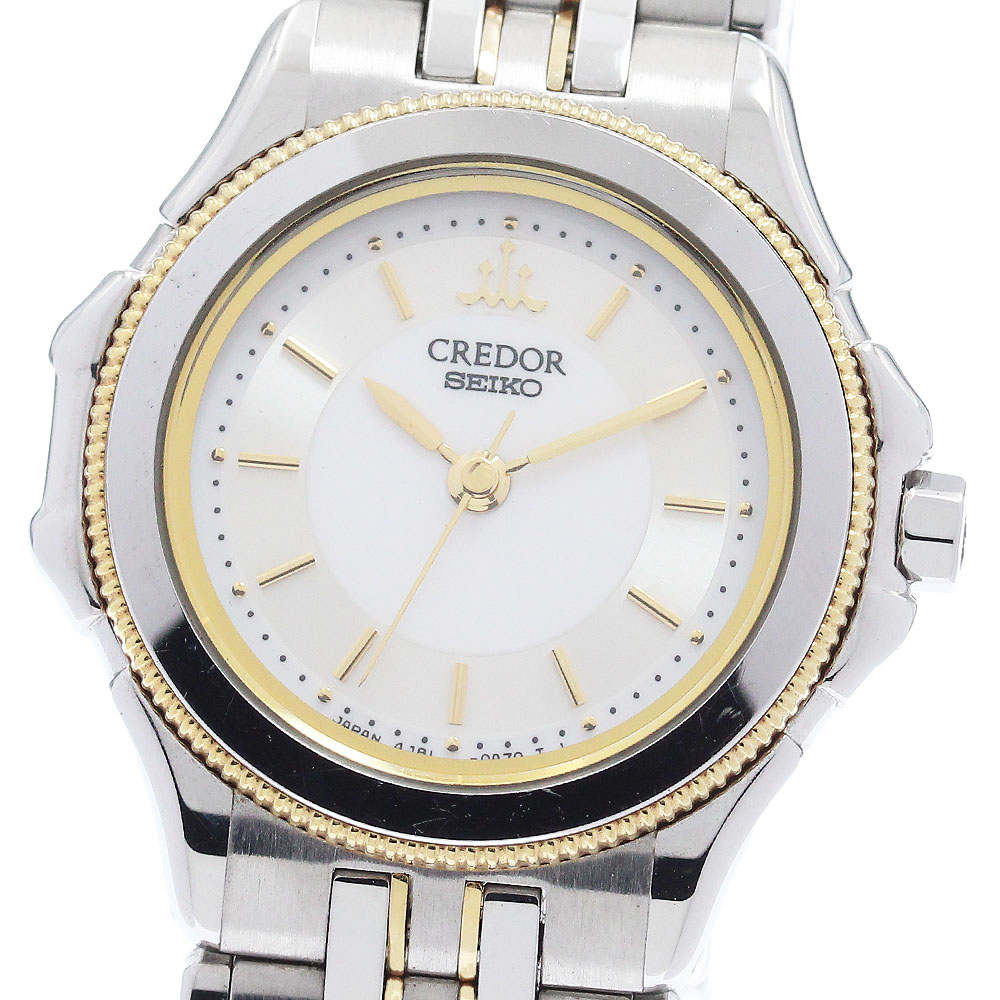 セイコー SEIKO 4J81-0A30 クレドール 石英 レディース _960281【中古】