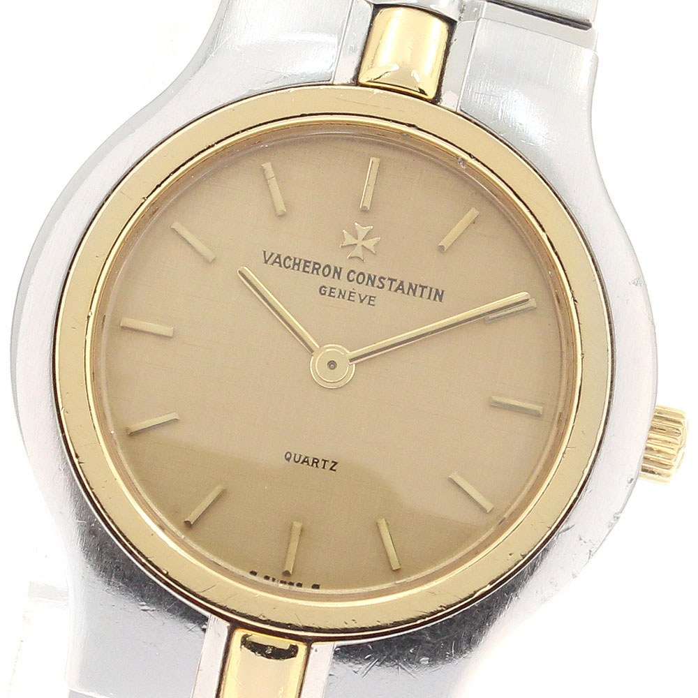 ヴァシュロン・コンスタンタン VACHERON CONSTANTIN フィディアス YG二人組 石英 レディース 箱付き添い人_960720【中古】