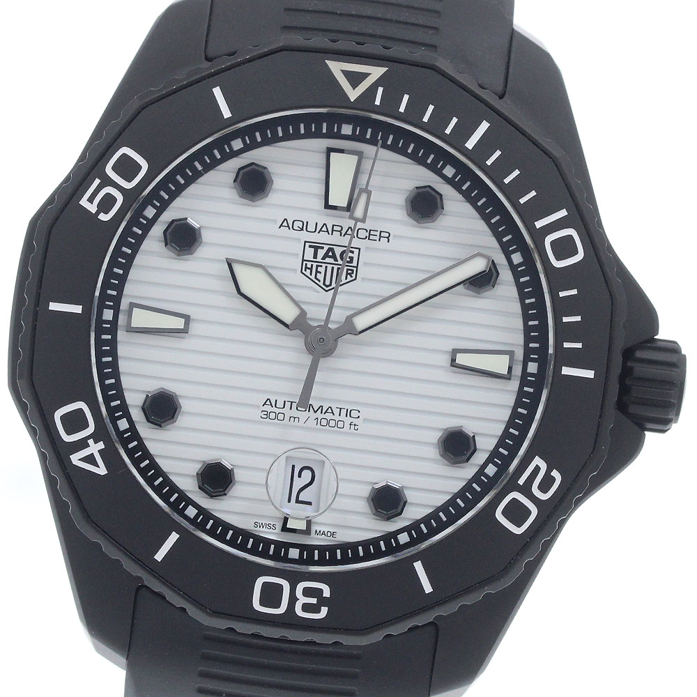 タグホイヤー TAG HEUER WBP201D アクアレーサー ナイト爵ダイバー デイト 自動小銃一巻き メンズ 美品 _962013【中古】