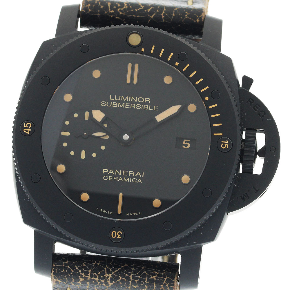 パネライ PANERAI PAM00508 サブマーシブル1950 セラミカ 3DAYS 自動巻き メンズ 保証書付き_950639【中古】｜CLOSER