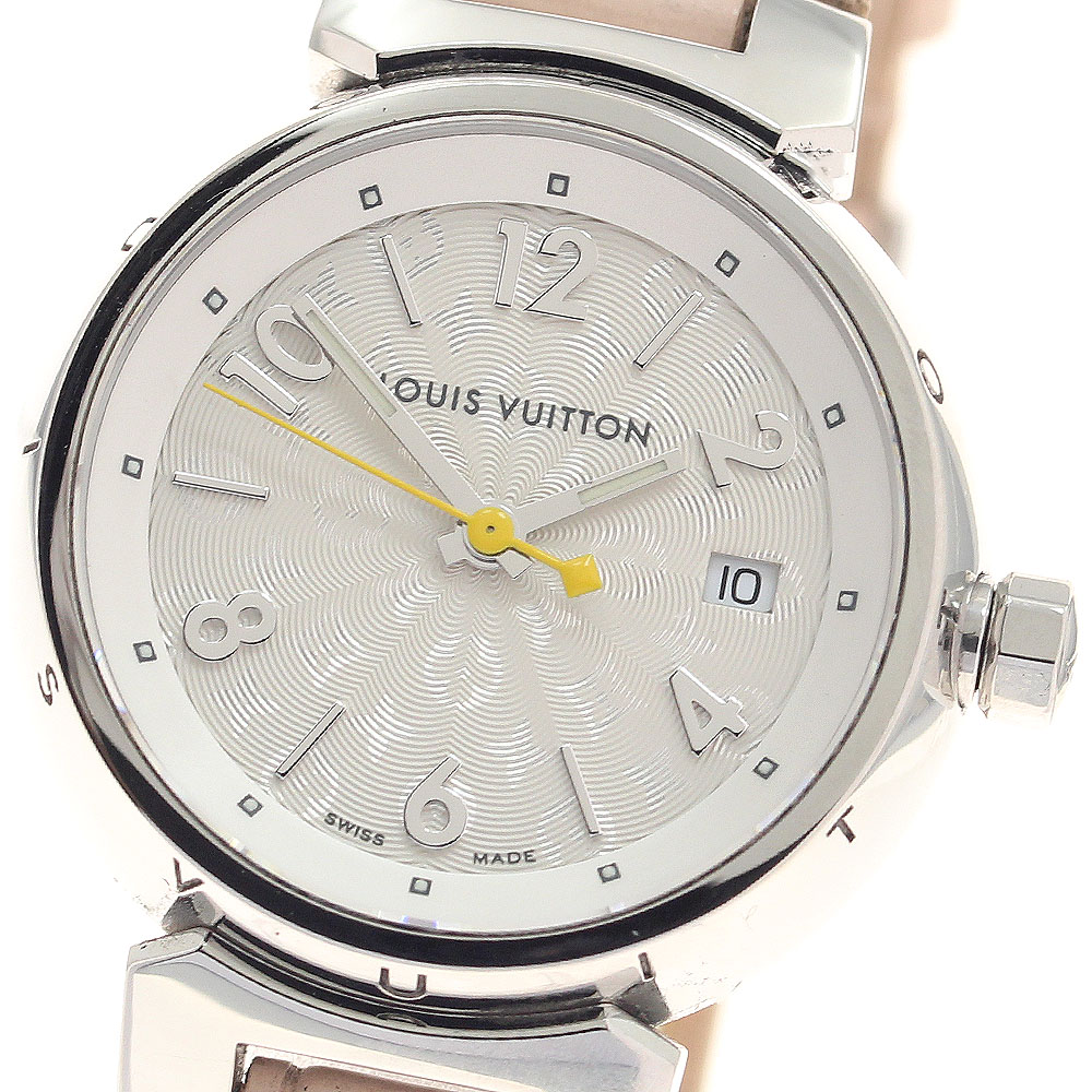 ルイ・ヴィトン LOUIS VUITTON Q121K タンブール デイト 石英 レディース _951044【中古】