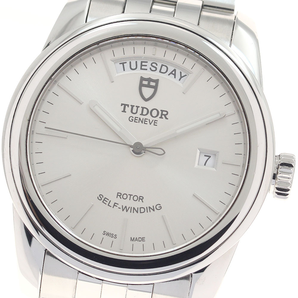 チュードル TUDOR 56000 グラマー デイトデイ 自動小銃一巻き メンズ 美品 お墨付き付き添い人_952764【中古】