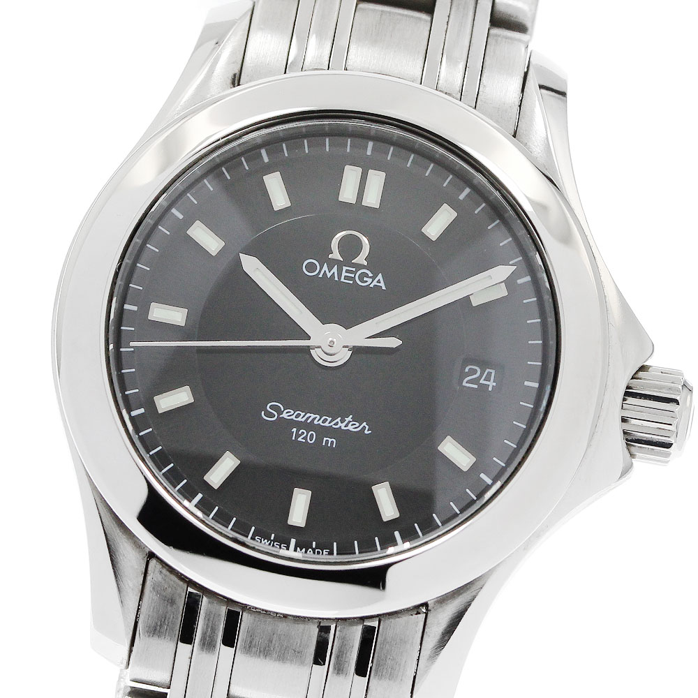 ゼロ OMEGA 2581.52 シーマスター120 日本押さえるひな形 石英 レディース _960147【中古】