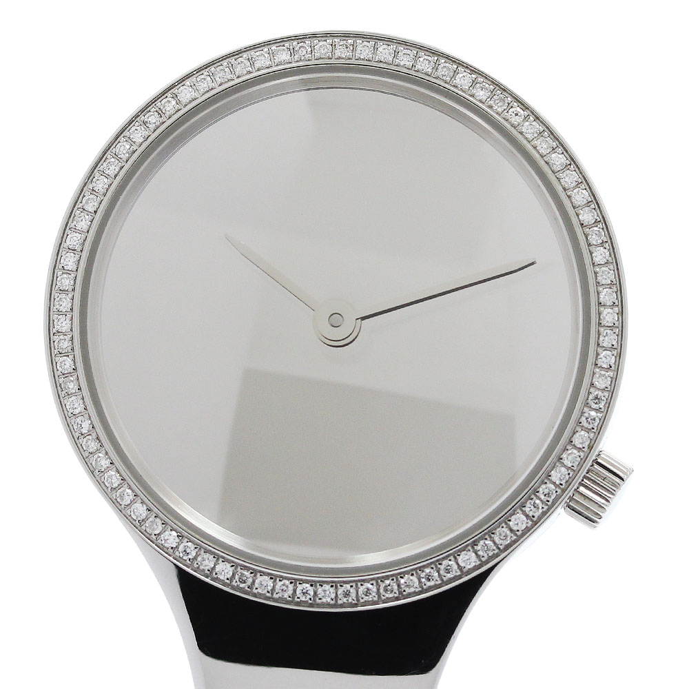 ジョージジェンセン Georg Jensen ヴィヴィアンナ ダイヤベゼル 石英 レディース 良品 箱付き添い人_960247【中古】