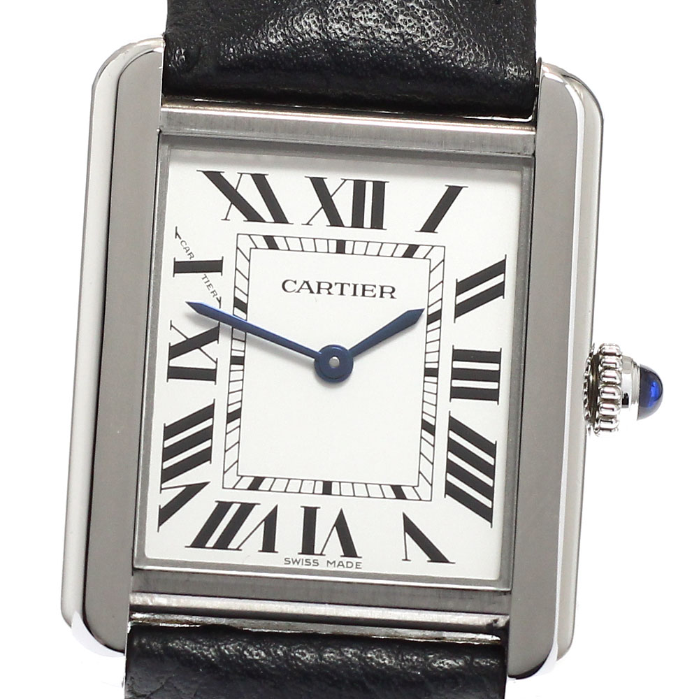 カルティエ CARTIER WSTA0030 貯蔵タンクソロSM 石英 レディース お墨付き付き添い人_960855【中古】