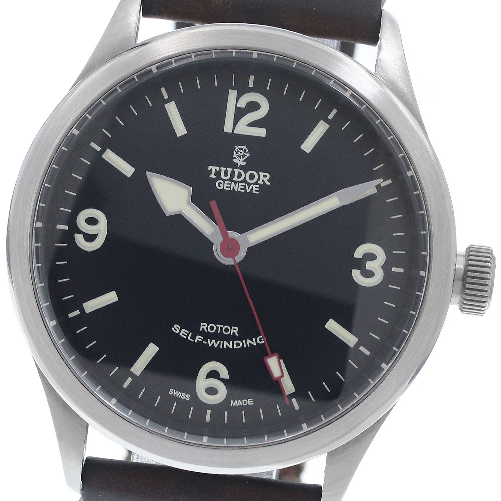 チュードル TUDOR 79910 ヘリテージ レンジャー 自動小銃一巻き メンズ お墨付き付き添い人_962006【中古】