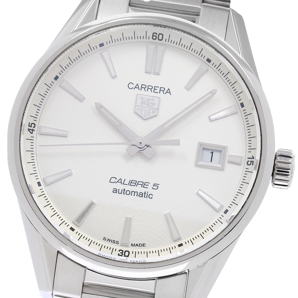 タグホイヤー TAG HEUER WAR211B-3 カレラ デイト 自動小銃一巻き メンズ _948056【中古】