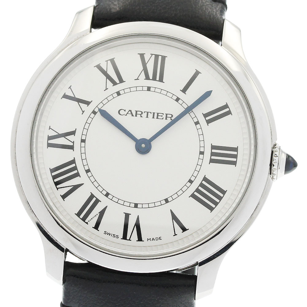 カルティエ CARTIER WSRN0031 ロンド 船檣 ドゥ カルティエ 36MM オンライン制限事項 石英 メンズ _960382【中古】