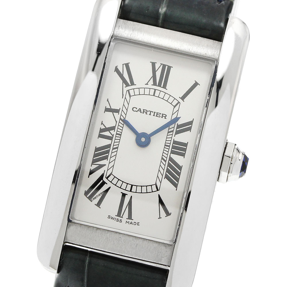 カルティエ CARTIER WSTA0016 貯蔵タンクアメリカンSM 石英 レディース 良品 お墨付き付き添い人_960408【中古】