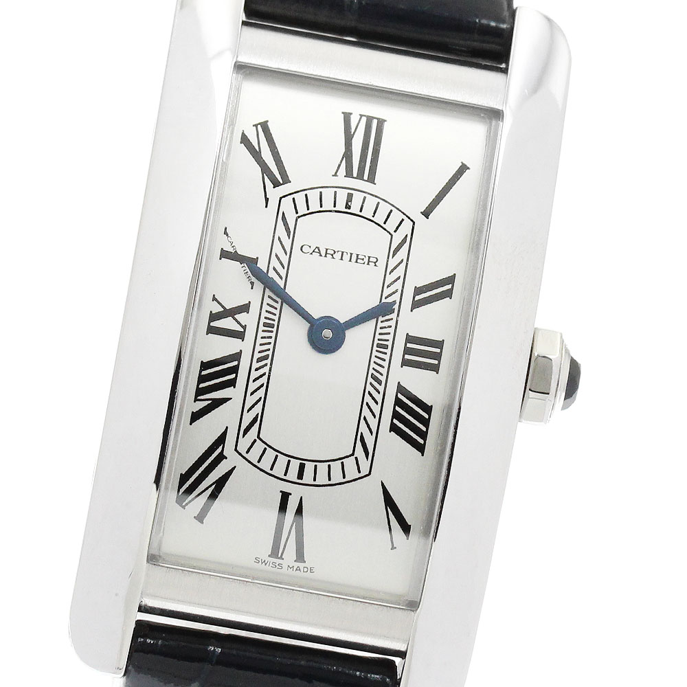カルティエ CARTIER WSTA0082 貯蔵タンクアメリカン SM 石英 レディース 良品 御墨付き付き添い人_960866【中古】