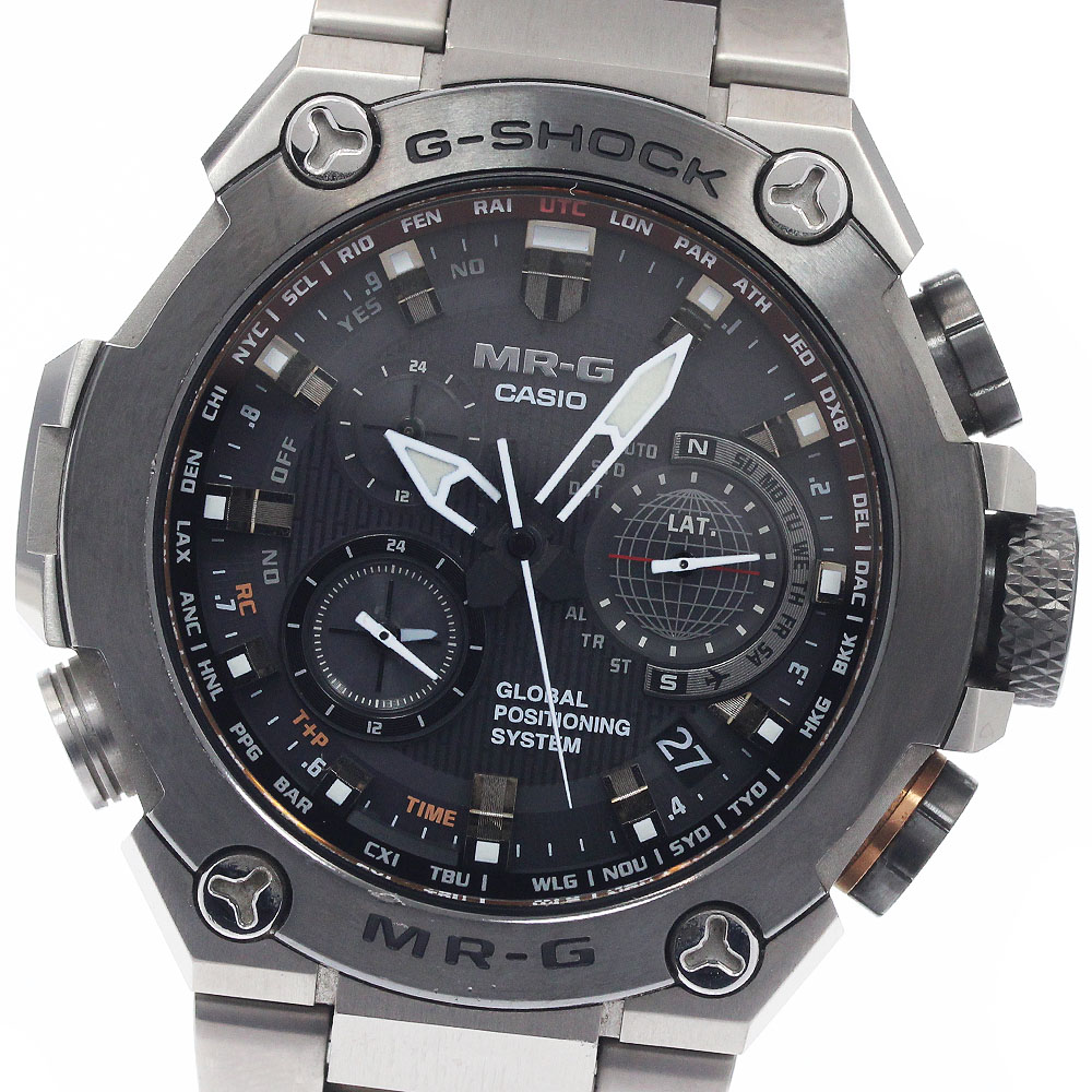 カシオ CASIO MRG-G1000D-1AJR G-SHOCK MR-G GPS ソーラー電磁波 メンズ _962548【中古】