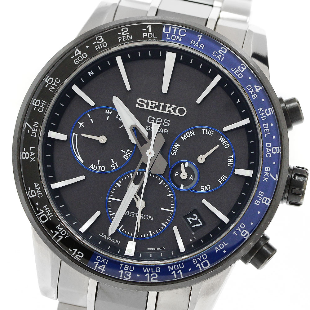 セイコー SEIKO SBXC009/5X53-0AD0 アストロン GPS ソーラー電磁波 メンズ _958216【中古】
