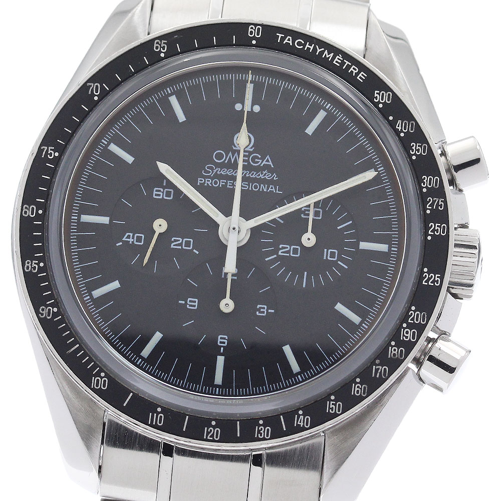 ゼロ OMEGA 3573.50 素早さお師匠さん 専門的 クロノグラフ 手一巻き メンズ _958704【中古】