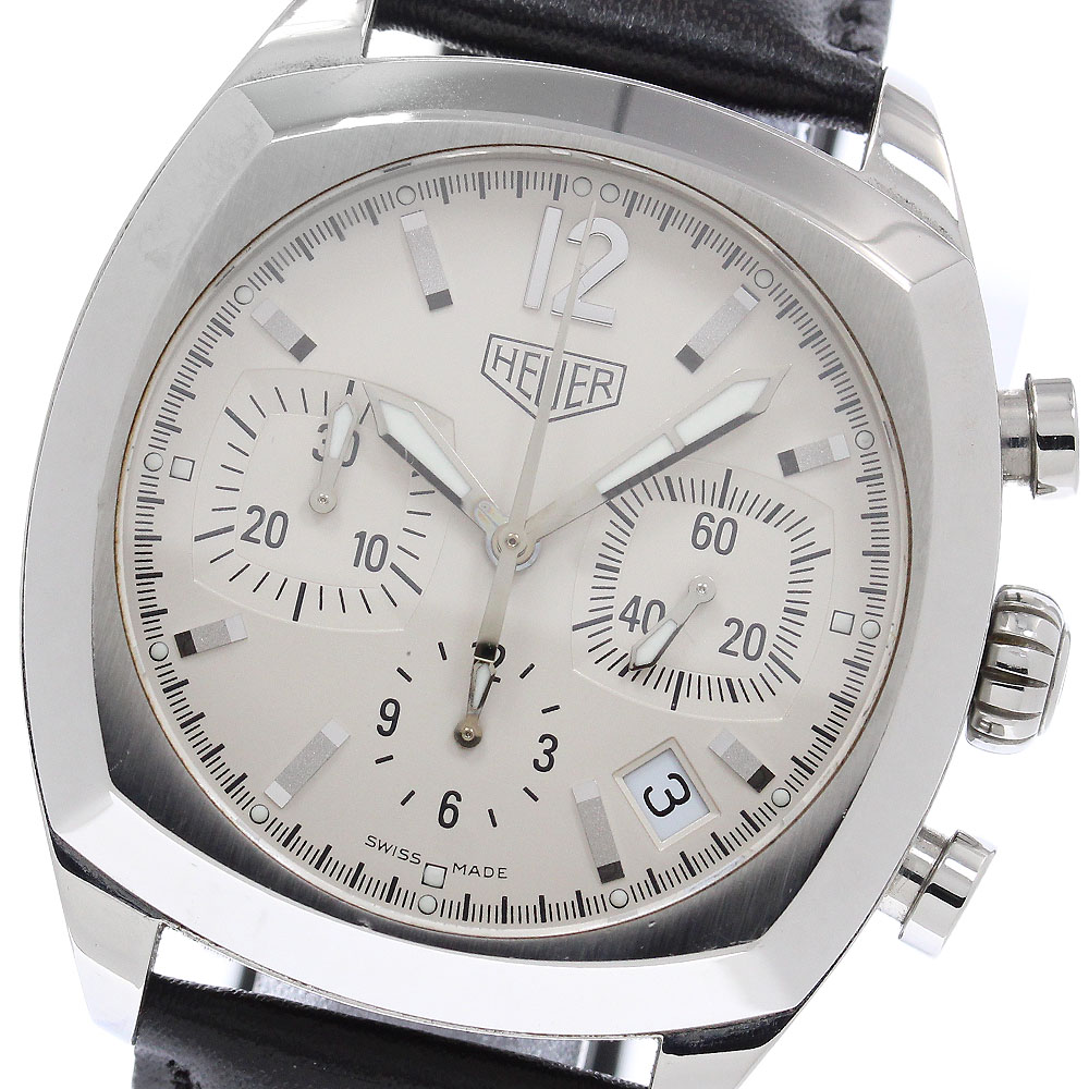 タグホイヤー TAG HEUER CR2111 モンツァ デイト クロノグラフ 自動小銃一巻き メンズ 良品 _959425【中古】