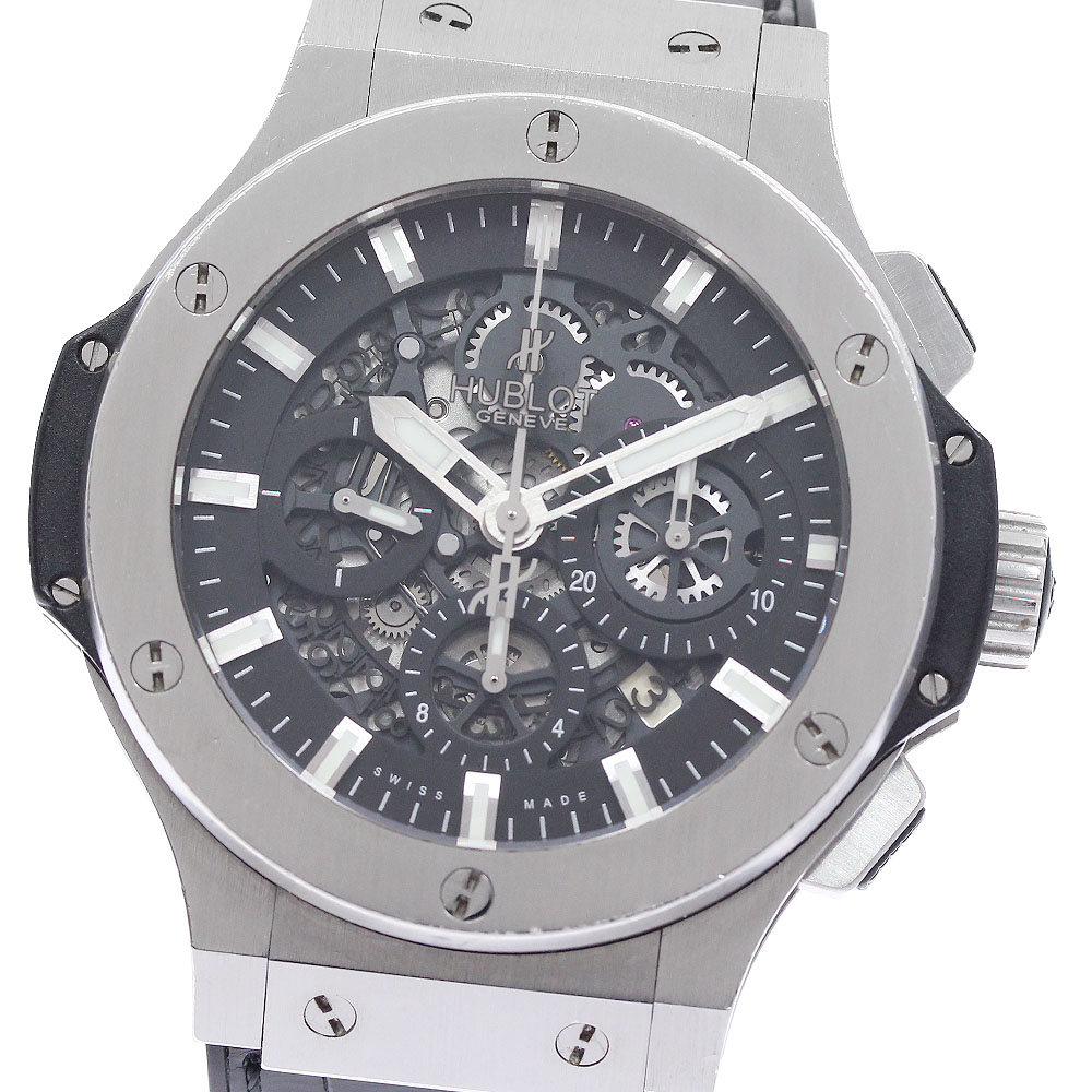 ウブロ HUBLOT 311.SX.1170.GR ビッグバン アエロバン クロノグラフ 自動小銃一巻き メンズ _959716【中古】