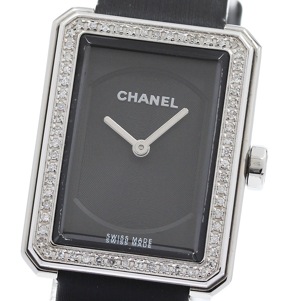 シャネル CHANEL H4883 彼氏 ダイヤベゼル 石英 レディース 良品 _960138【中古】