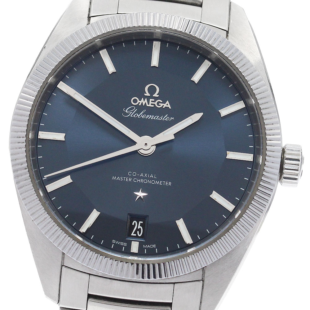 ゼロ OMEGA 130.30.39.21.03.001 コンステレーション 地球儀お師匠さん デイト 自動小銃一巻き メンズ _960404【中古】