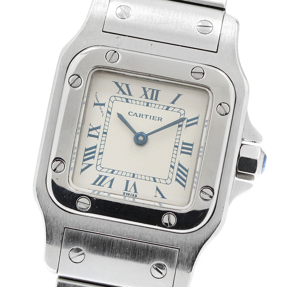カルティエ CARTIER W20017D6 サントスガルベSM 石英 レディース _960642【中古】