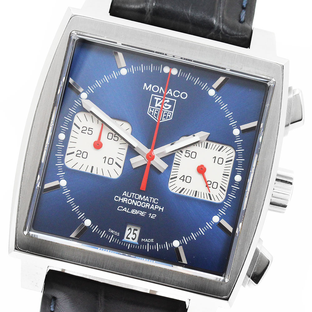 タグホイヤー TAG HEUER CAW2111.FC6183 モナコ公国 キャリバー12 クロノグラフ 自動小銃一巻き メンズ お墨付き付き添い人_961873【中古】