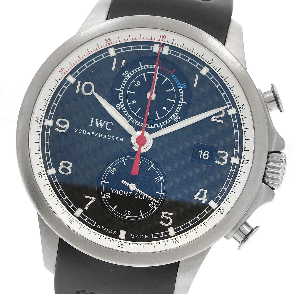 IWC IWC SCHAFFHAUSEN IW390212 ポルトギーゼ レーシングヨット野球クラブ ボルボ・綿津見スピード競技 自動小銃一巻き メンズ お墨付き付き添い人_961940【中古】