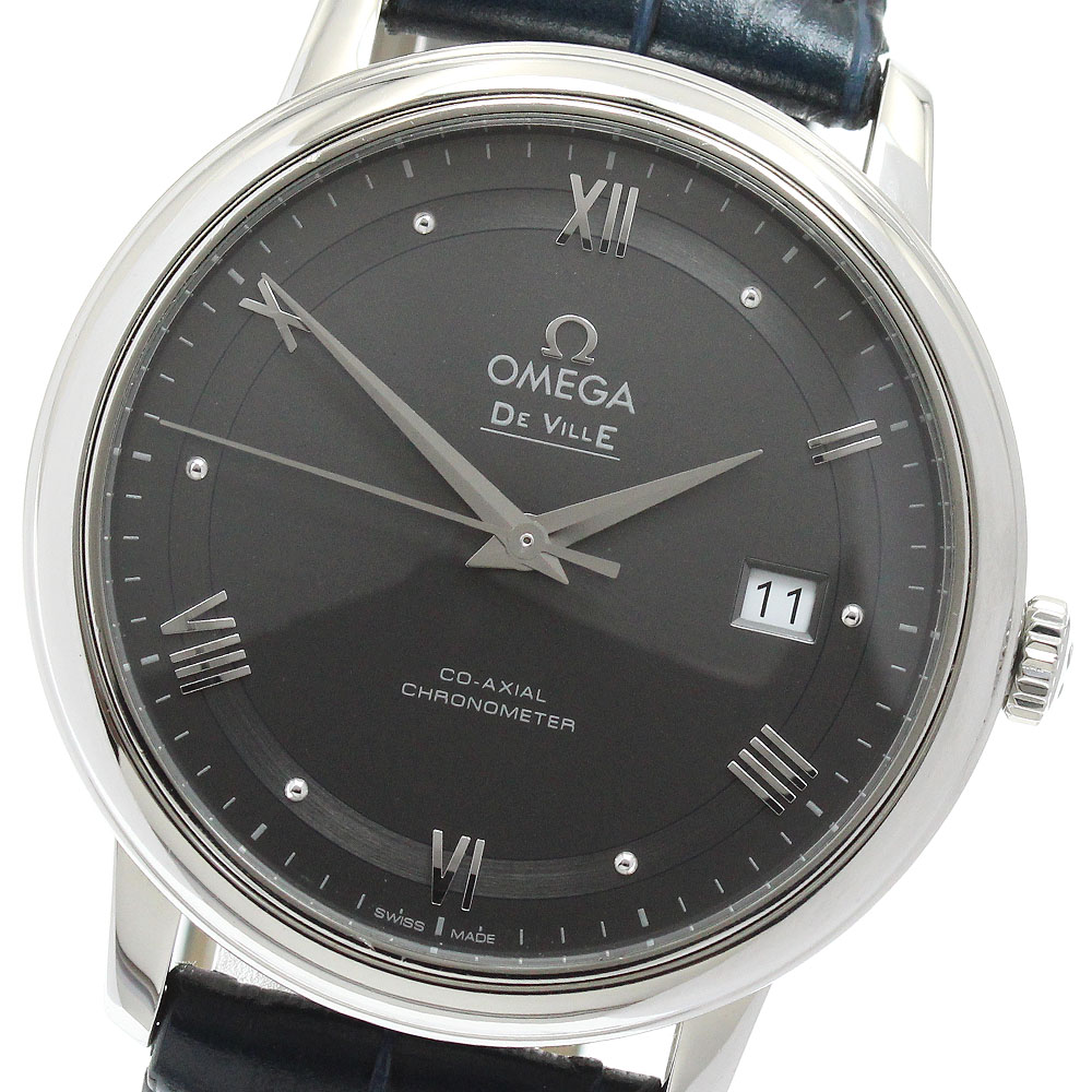 ゼロ OMEGA 424.13.40.20.06.001 天魔波旬 プレ高座 コーアクシャル クロノメーター 自動小銃一巻き メンズ _962081【中古】