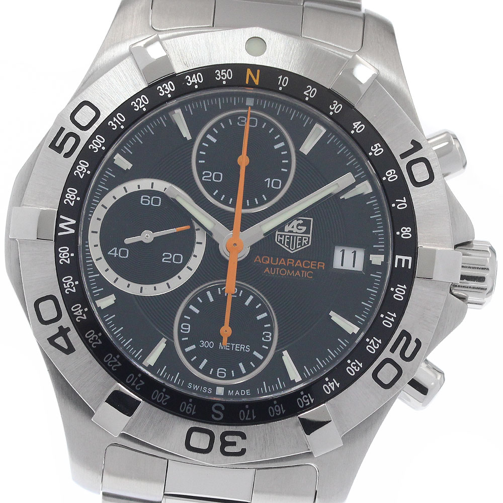 タグホイヤー TAG HEUER CAF2113.BA0809 アクアレーサー クロノグラフ マリナー 自動小銃一巻き メンズ 良品 お墨付き付き添い人_947214【中古】