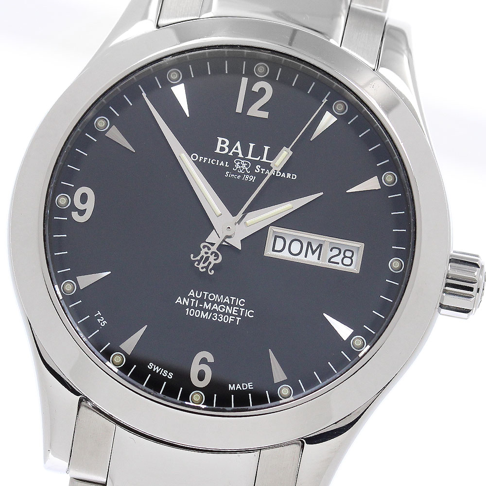 ボールウォッチ BALLWATCH NM2026C 科学技術者2 デイト 自動小銃一巻き メンズ _951157【中古】