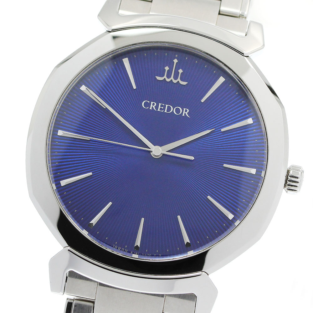 セイコー SEIKO GCAR977/8J81-0AS0 クレドール シグノ リネアルクス 石英 メンズ 箱付き添い人_953564【中古】
