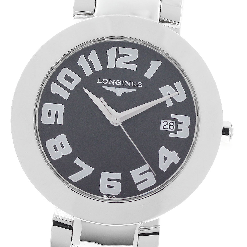 ロンジン LONGINES L5.675.4 ドルチェヴィータ デイト 石英 メンズ _957215【中古】