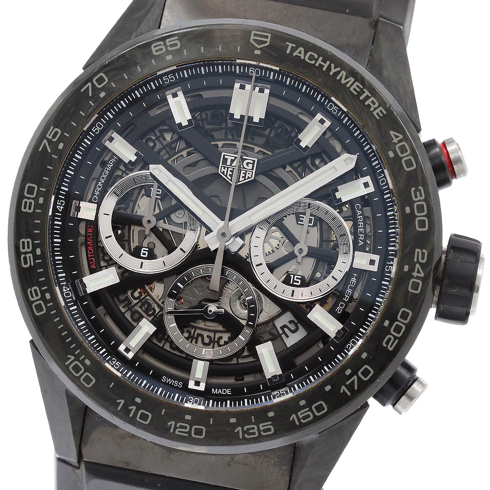 タグホイヤー TAG HEUER CBG2A91 カレラ キャリバーホイヤー02 クロノグラフ 自動小銃一巻き メンズ _958219【中古】